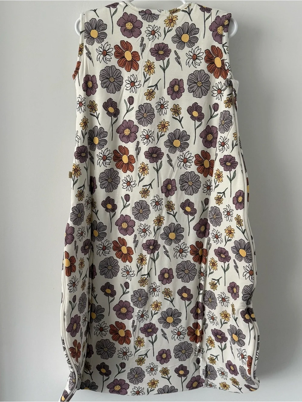 NWT günamüna Mauve white Floral Sleep‎ Bag sleep sack for Babies